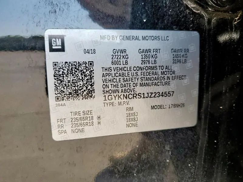 2018 CADILLAC XT5 LUXURY