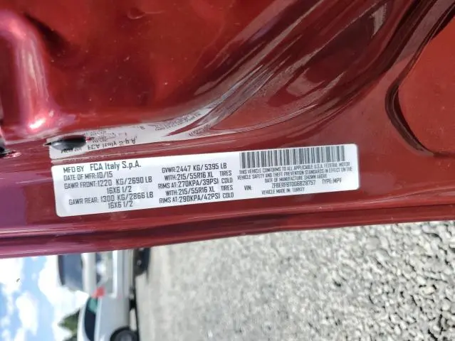 2016 RAM PROMASTER CITY SLT  