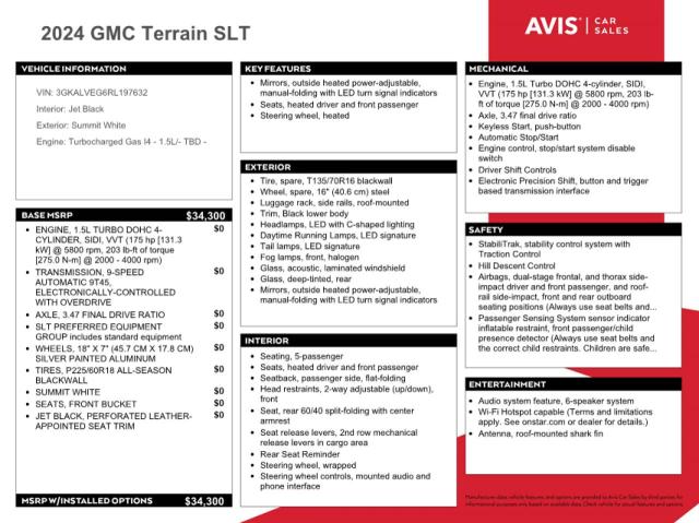 2024 GMC TERRAIN SLT