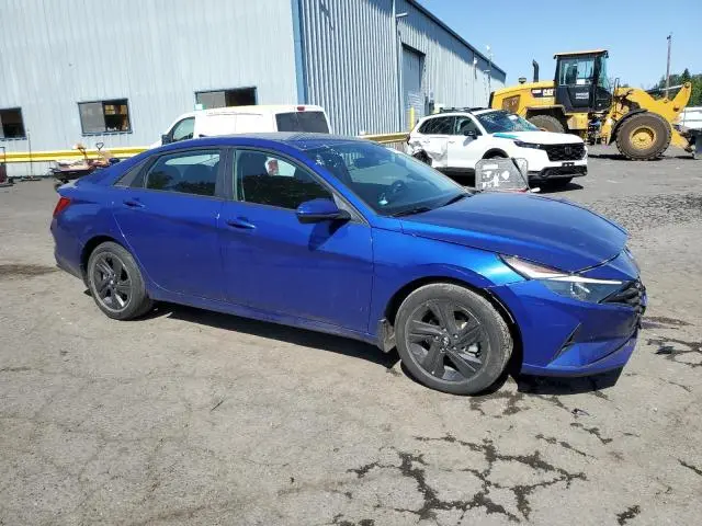 2022 HYUNDAI ELANTRA BLUE  