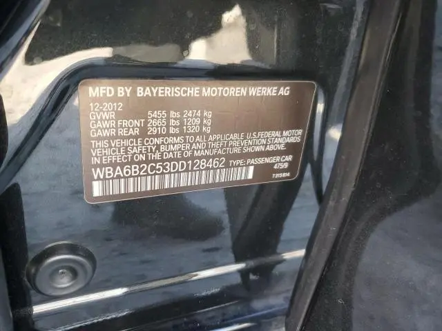 2013 BMW 650 I