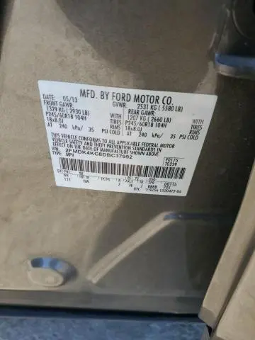 2013 FORD EDGE LIMITED  