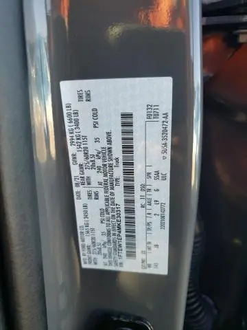 2021 FORD F150 SUPERCREW  