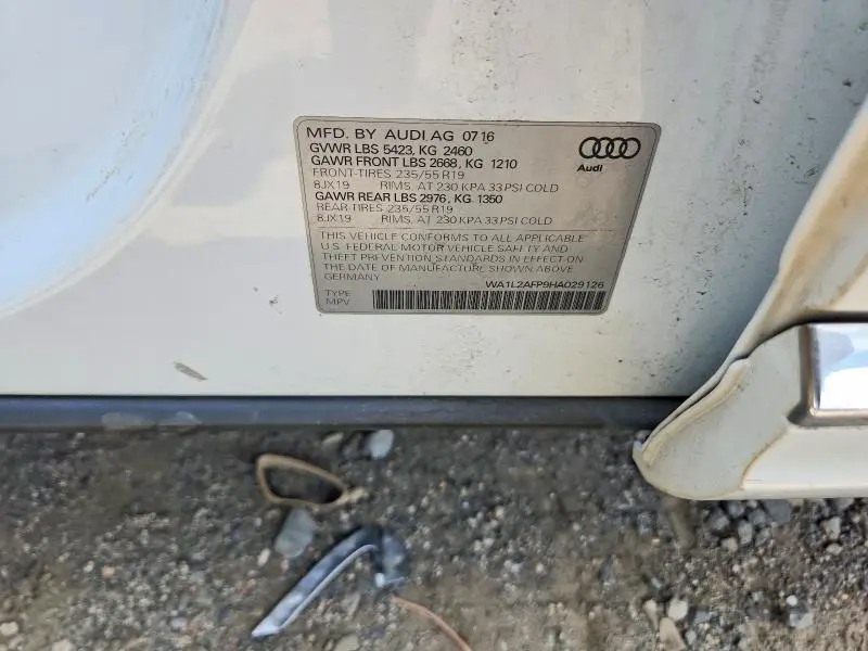 2017 AUDI Q5 PREMIUM PLUS  