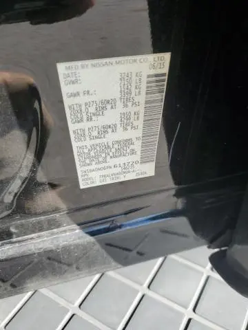 2015 NISSAN ARMADA SV