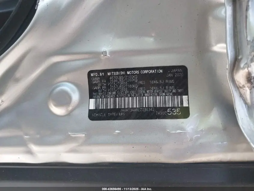 2020 MITSUBISHI ECLIPSE CROSS ES 1.5T AWC