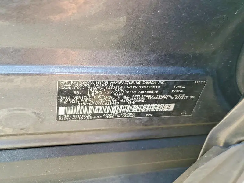 2020 TOYOTA RAV4 XLE PREMIUM  