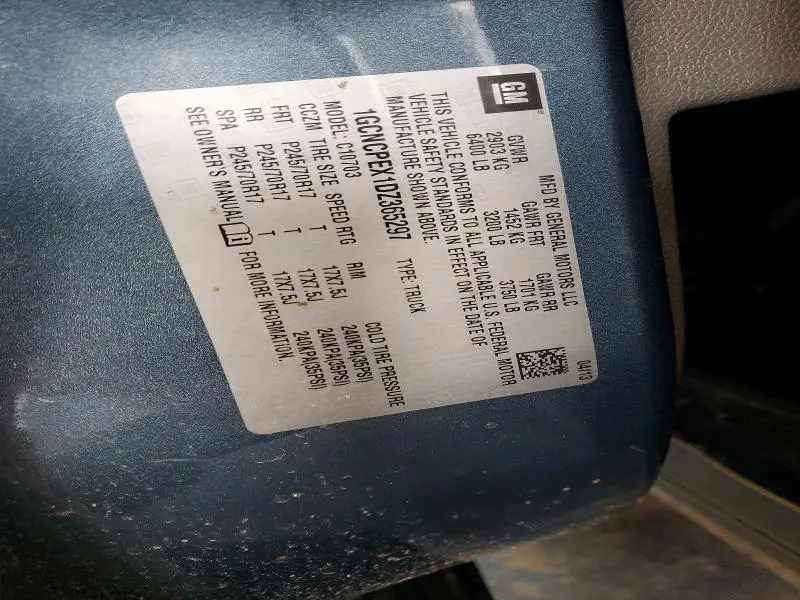 2013 CHEVROLET SILVERADO C1500  