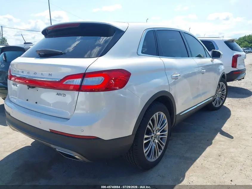 2016 LINCOLN MKX RESERVE