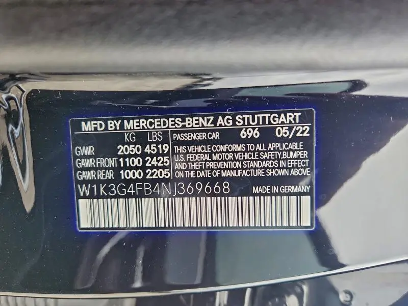 2022 MERCEDES-BENZ A 220 4MATIC  