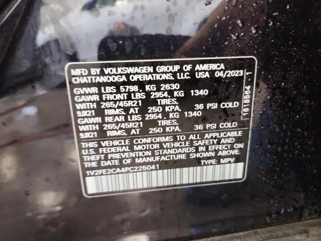 2023 VOLKSWAGEN ATLAS CROSS SPORT SEL PREMIUM R-LINE  