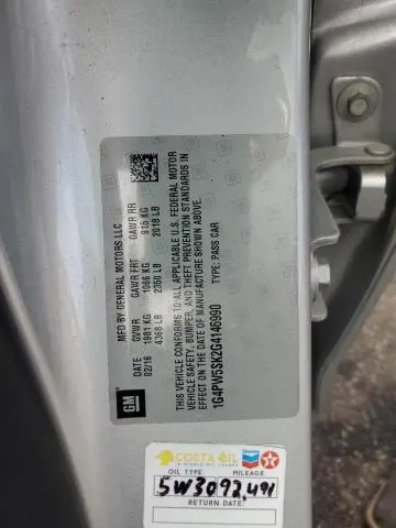 2016 BUICK VERANO SPORT TOURING  