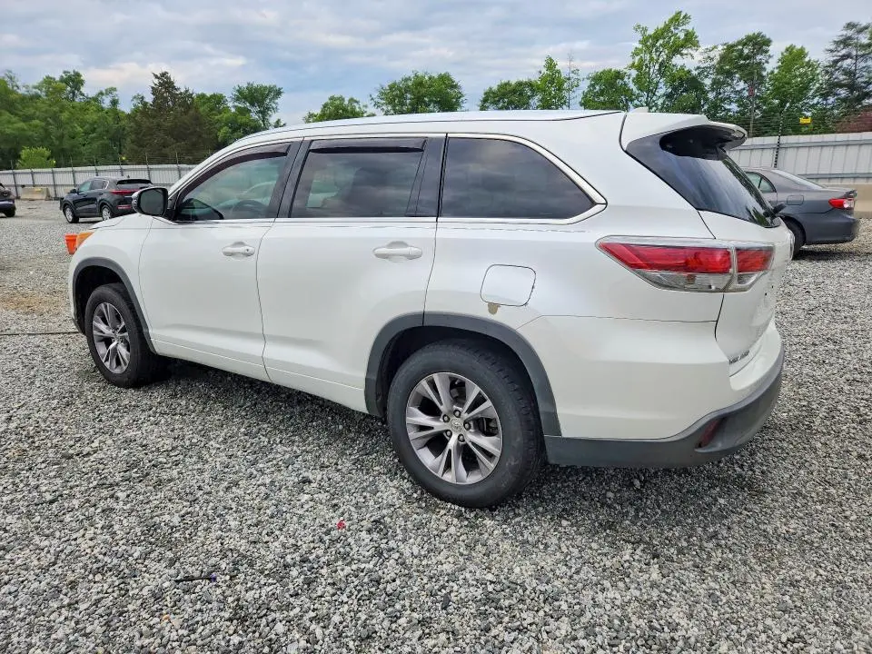 2015 TOYOTA HIGHLANDER XLE  