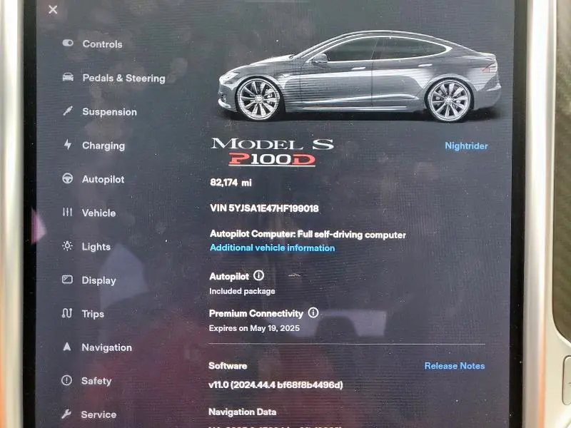 2017 TESLA MODEL S   