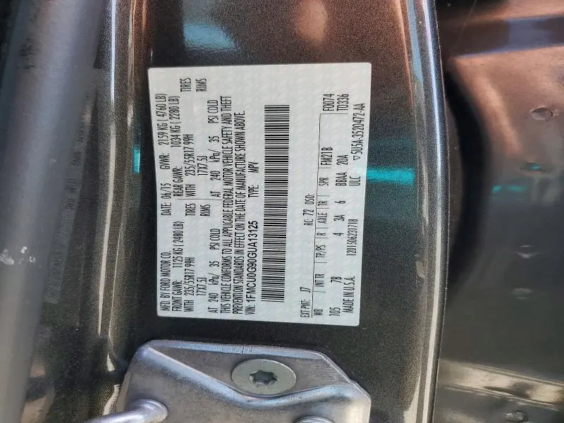 2016 FORD ESCAPE SE  