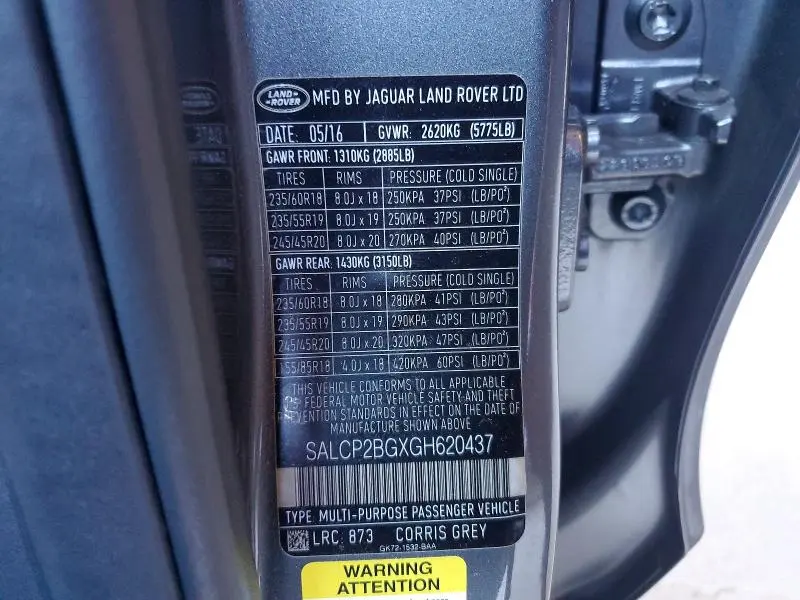 2016 LAND ROVER DISCOVERY SPORT SE  