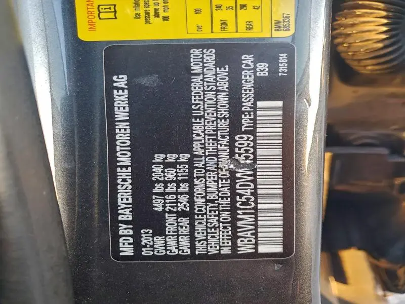 2013 BMW X1 SDRIVE28I  