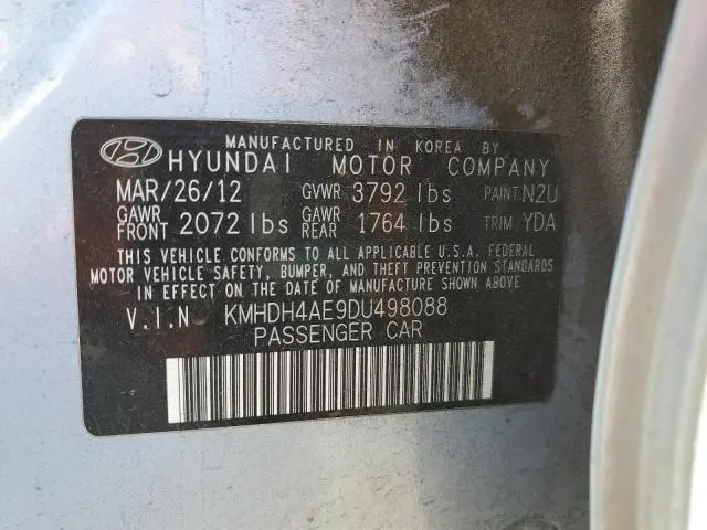 2013 HYUNDAI ELANTRA GLS  