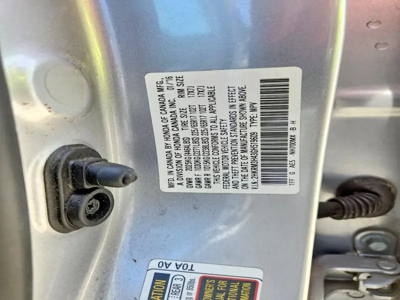 2016 HONDA CR-V SE  