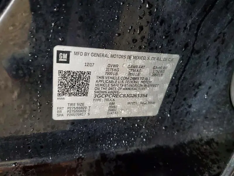 2018 CHEVROLET SILVERADO C1500 LT  