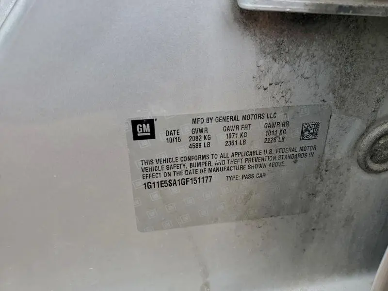 2016 CHEVROLET MALIBU LIMITED LTZ  