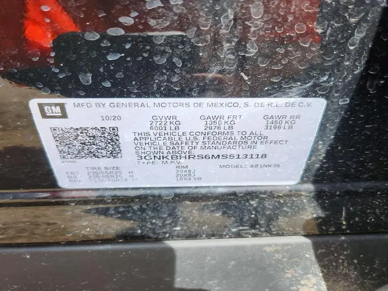 2021 CHEVROLET BLAZER 2LT  