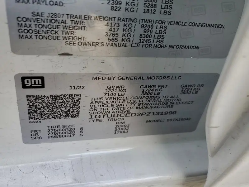 2023 GMC SIERRA K1500 ELEVATION  