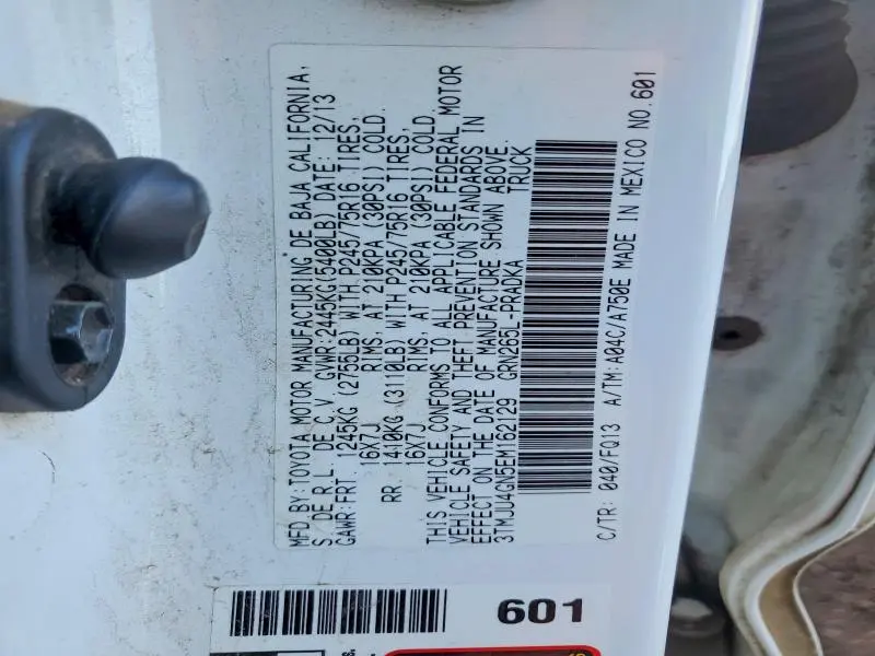 2014 TOYOTA TACOMA DOUBLE CAB PRERUNNER  