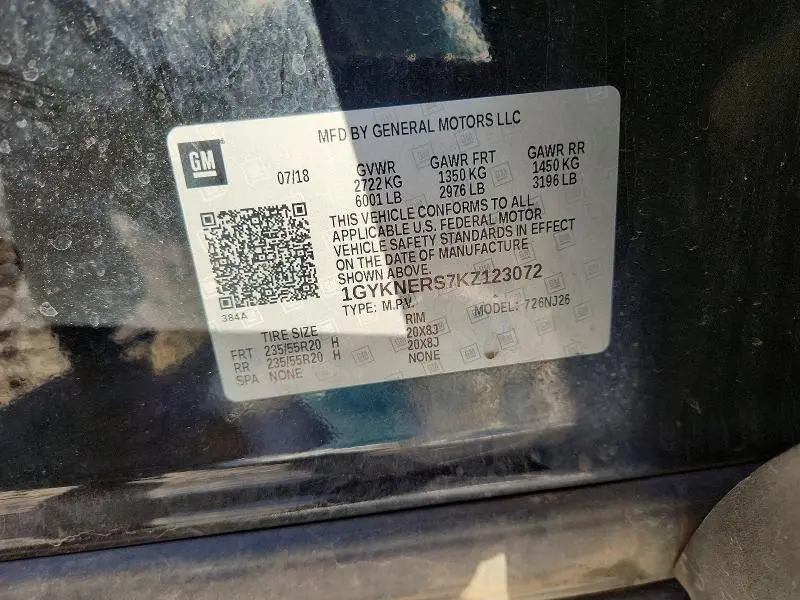 2019 CADILLAC XT5 PREMIUM LUXURY  