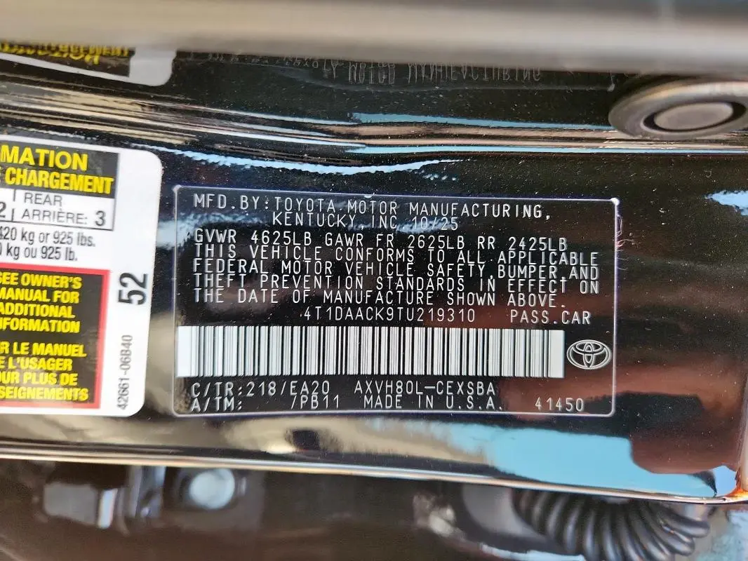 2026 TOYOTA CAMRY XSE  