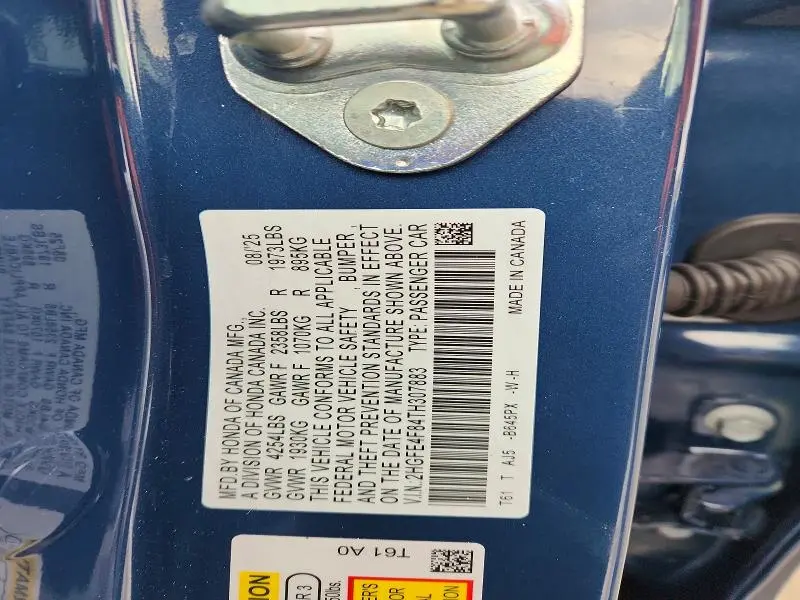 2026 HONDA CIVIC SPORT  