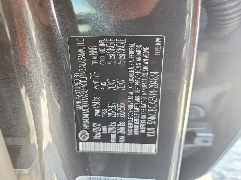 2023 HYUNDAI TUCSON SEL  