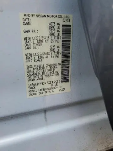 2018 NISSAN TITAN XD SL  