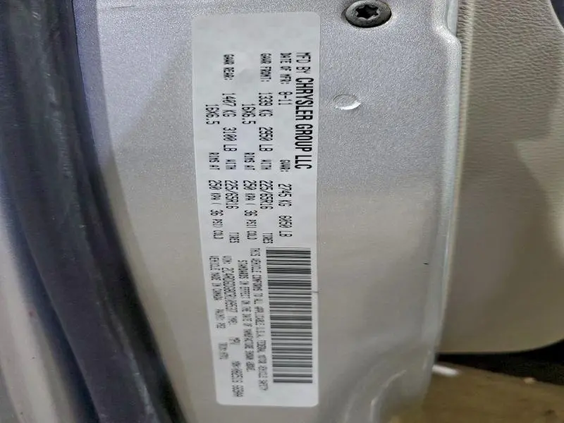 2012 DODGE GRAND CARAVAN CREW  