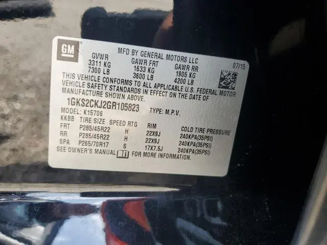 2016 GMC YUKON DENALI  