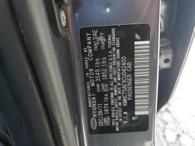2012 HYUNDAI ACCENT GLS  