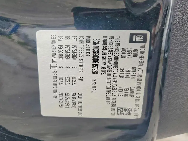 2013 CHEVROLET AVALANCHE LTZ  