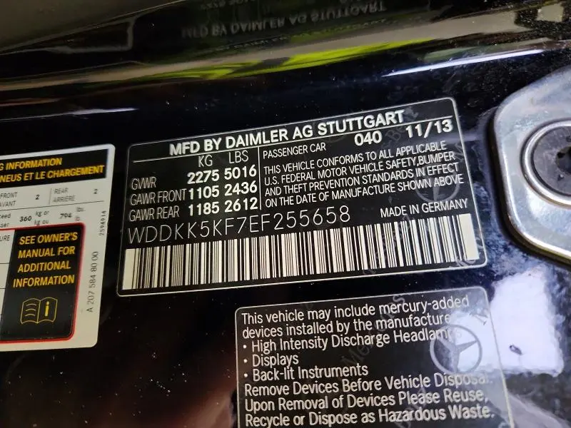 2014 MERCEDES-BENZ E 350  