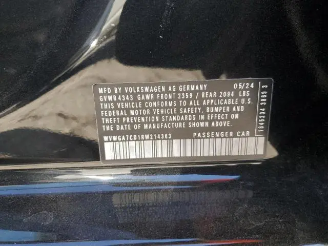 2024 VOLKSWAGEN GTI S  