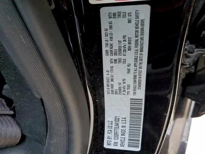 2020 RAM 1500 BIG HORN/LONE STAR  