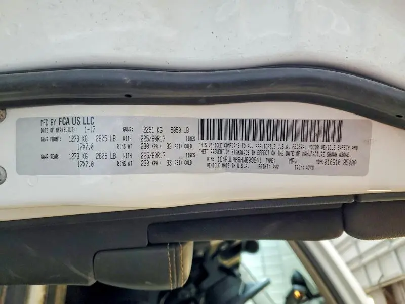 2017 JEEP CHEROKEE SPORT  