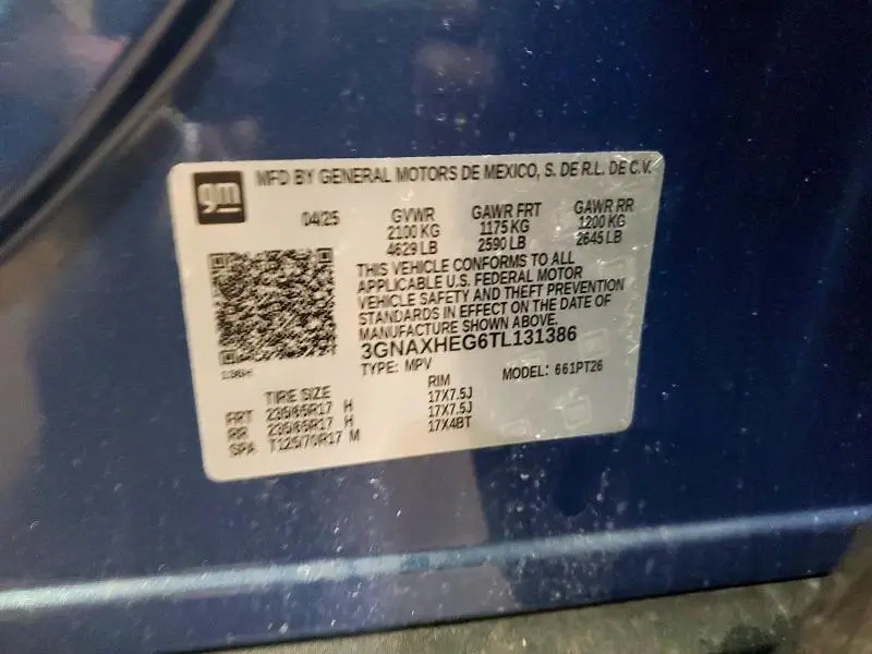 2026 CHEVROLET EQUINOX LT  