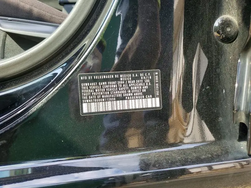 2019 VOLKSWAGEN JETTA S  