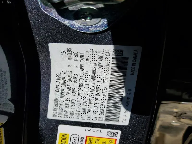 2025 HONDA CIVIC SPORT  