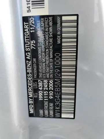 2021 MERCEDES-BENZ A 220  