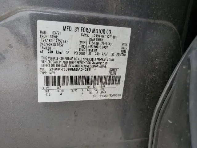2021 FORD EDGE SEL