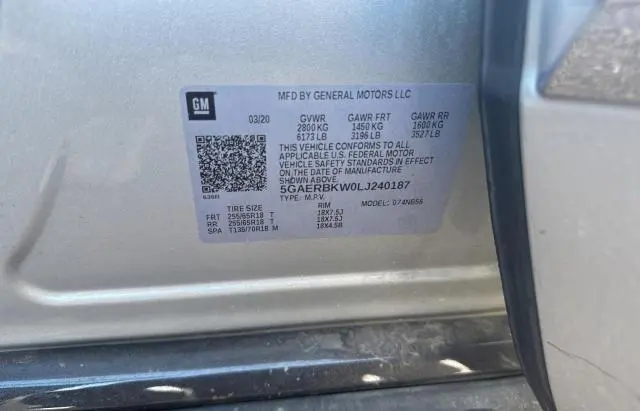 2020 BUICK ENCLAVE ESSENCE  