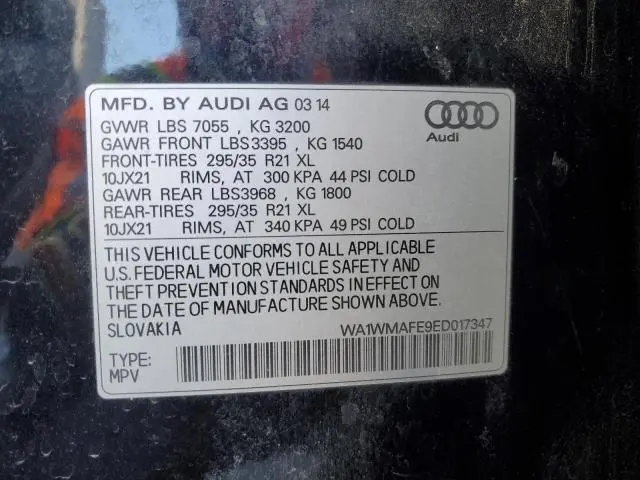 2014 AUDI Q7 PRESTIGE