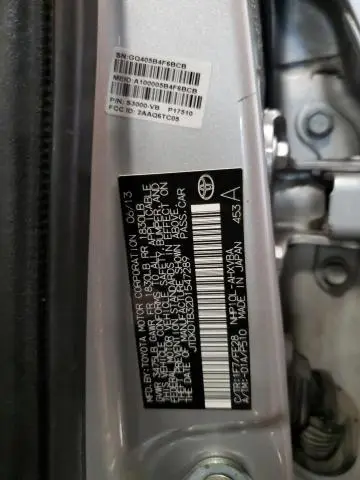 2013 TOYOTA PRIUS C   