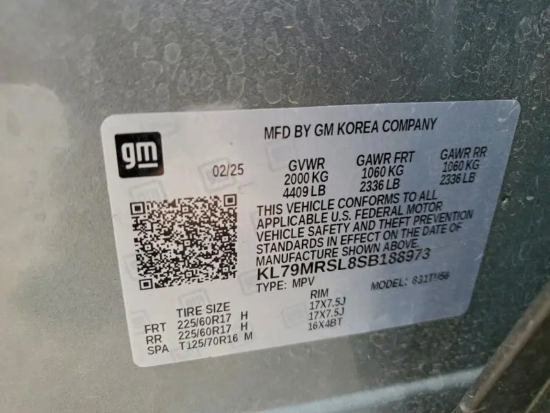 2025 CHEVROLET TRAILBLAZER LT  